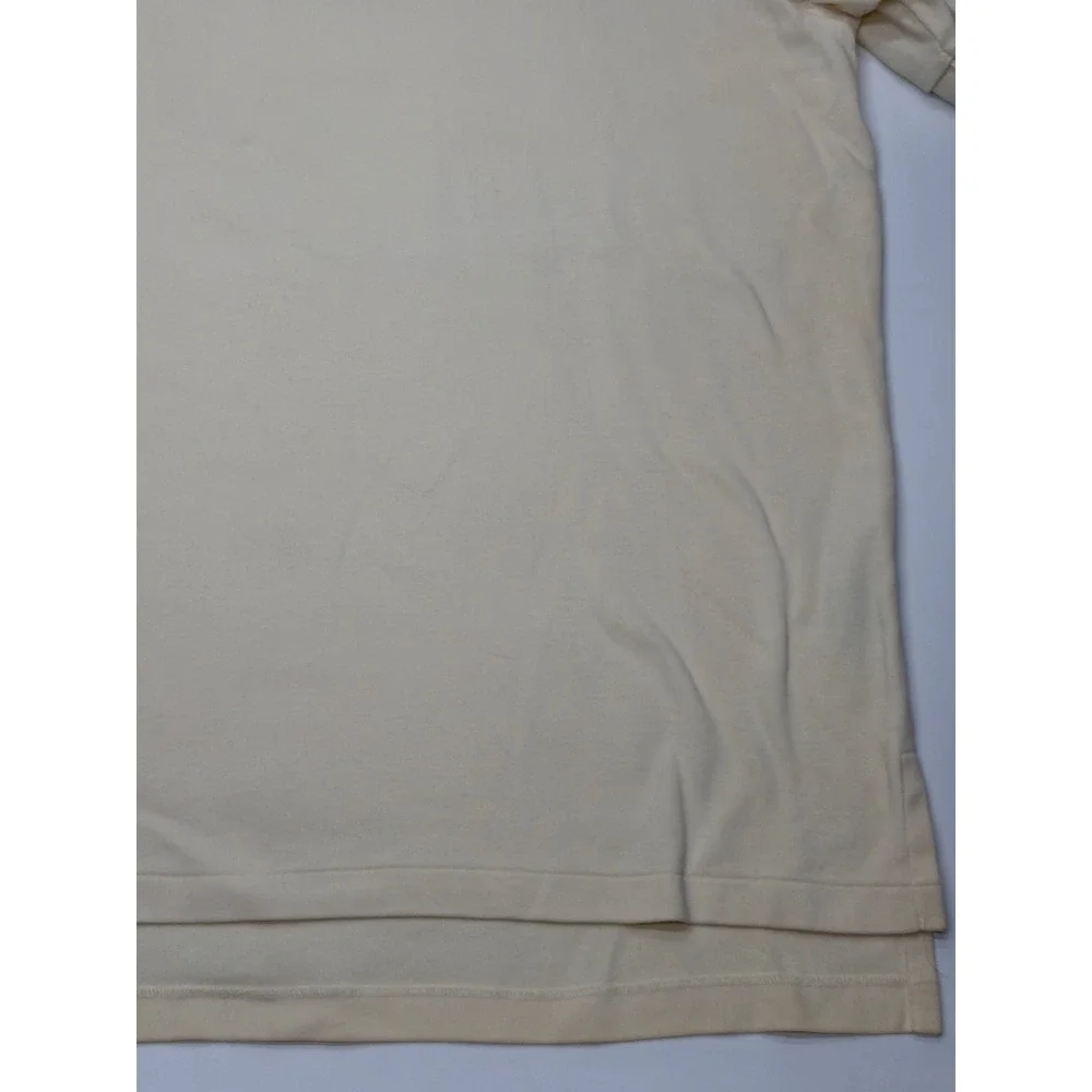 Polo Ralph Lauren Mens‎ XXL Cream Off White Short Sleeve Cotton Polo Shirt Pony